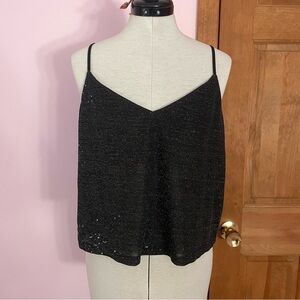 GILLI Sequin Glitter Tank Top